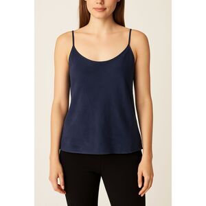 Eileen Fisher 100% Silk Spaghetti Strap Tank Top Cami | Size L
